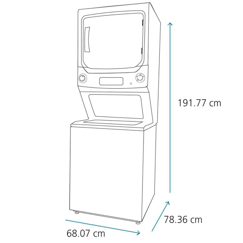 Mabe CENTRO DE LAVADO A GAS DE 24KG AQUA SAVER BLANCO L2440PSBB0